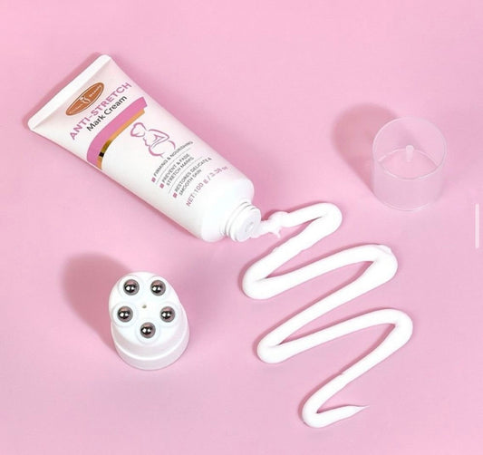 Crema Antiestrías Con Masajeador Roller