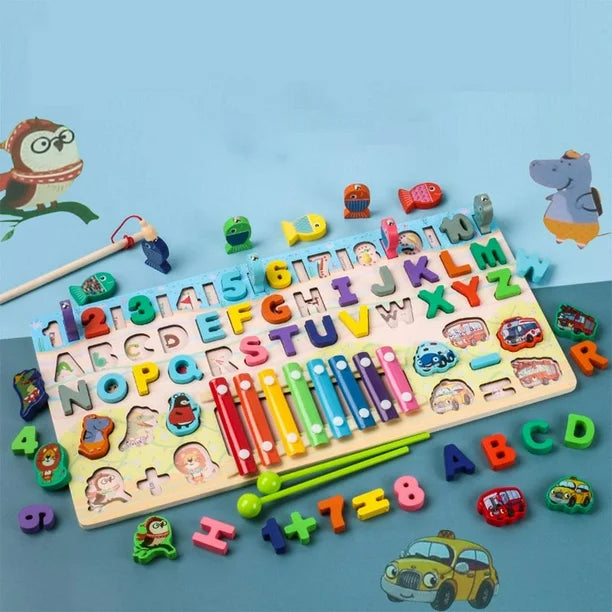 Tablero Juego Educativo Montessori Letra