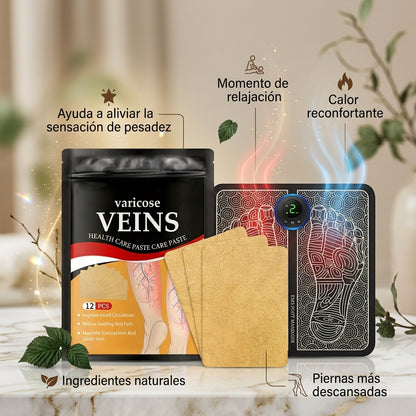 12 PARCHES ALIVIO INMEDIATO + MASAJEADOR DE PIES INTELIGENTE