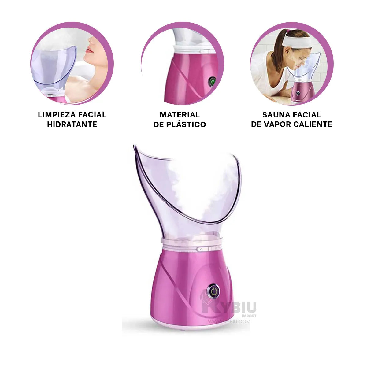 🌸 Sauna y Vaporizador Facial – Limpieza Profunda y Piel Radiante Desde Casa