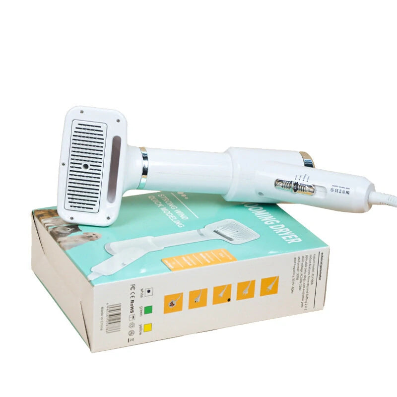 :  🐶✨ Secador de Pelo para Mascotas 2 en 1 – Seca y Cepilla al Mismo Tiempo