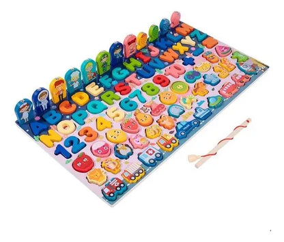 Tablero Juego Educativo Montessori Letra